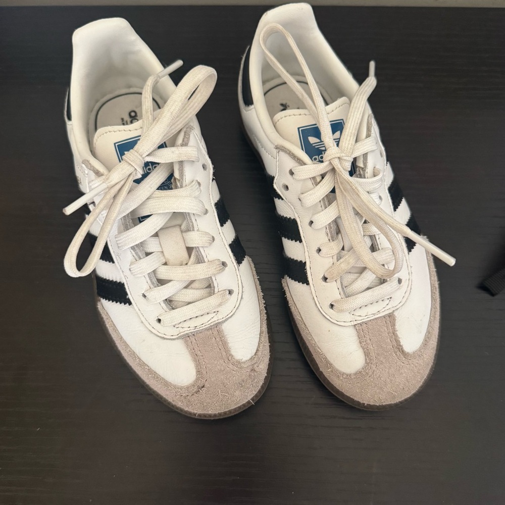 Adidas White and Black Sneakers